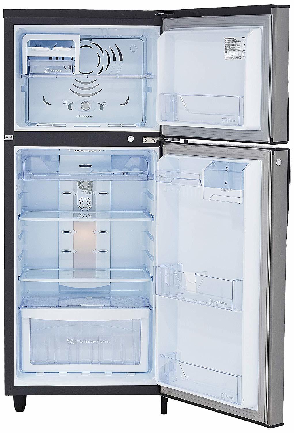 Godrej 236 L 2 Star (2019) Frost-free Double-door Refrigerator (R F Gf 2362 Pth Slk Stl, Sleek Steel)