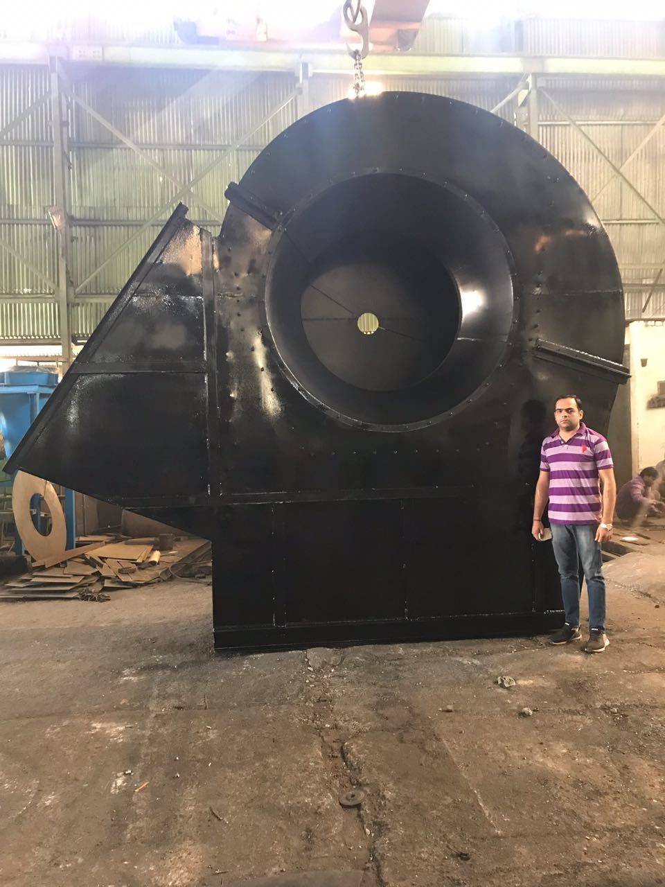 Boiler Id Fan - 0.5 Hp To 600 Hp, 560 Mm To 2700 Mm Wheel Diameter, 1 M3/sec To 125 M3/sec Volume, Up To 250°c Operating Temperature