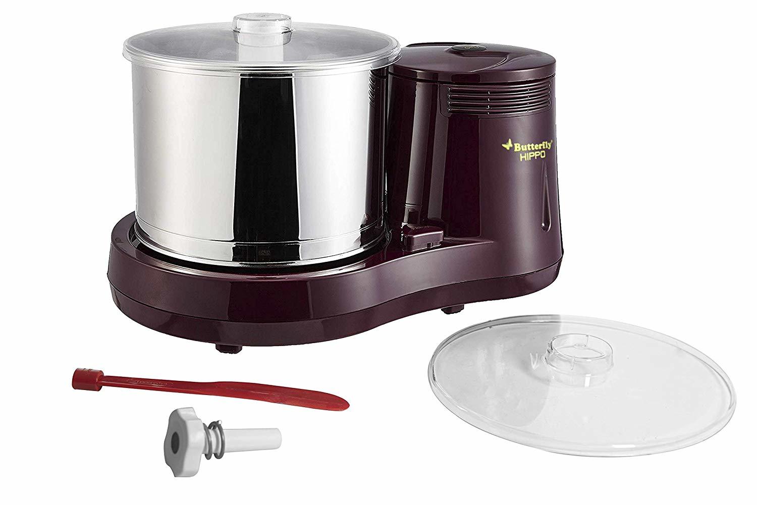 Butterfly Hippo 2.0 L Table Top Wet Grinder, Cherry