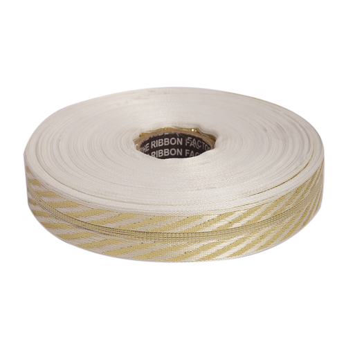 25mm - गोल्ड जाली डायगोनल पट्टी