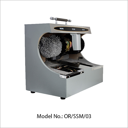 शू शाइन मशीन सोल क्लीनर के साथ