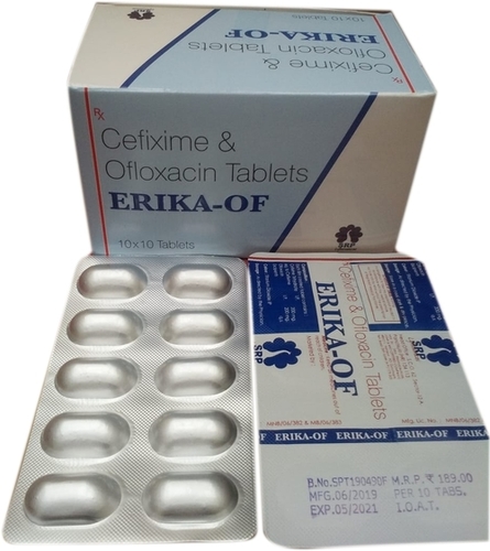 CEFIXIME 200MG+OFLOXACIN 200MG