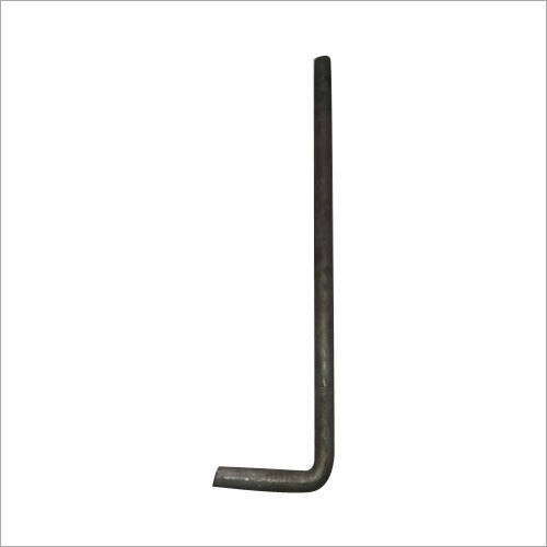 Ms L Bolt - Mild Steel, L Shape, Rust Resistant, Polish Finish | Ideal For Fitting Purposes With Sturdy Design