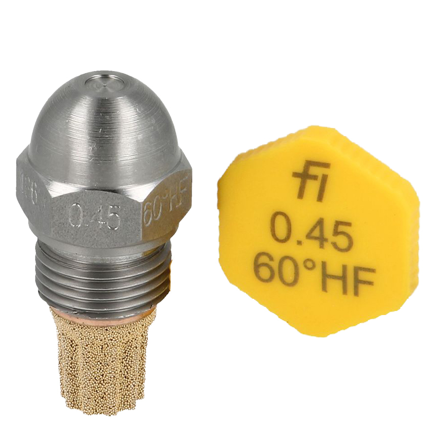 Fluidic Burner Nozzle 60 Degree Hf Size: Small