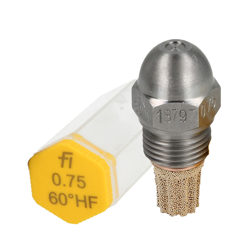 Fluidic Burner Nozzle 60 Degree Hf Size: Small