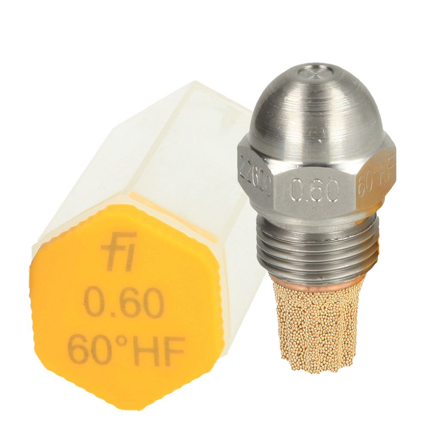 Fluidic Burner Nozzle 60 Degree Hf Size: Small