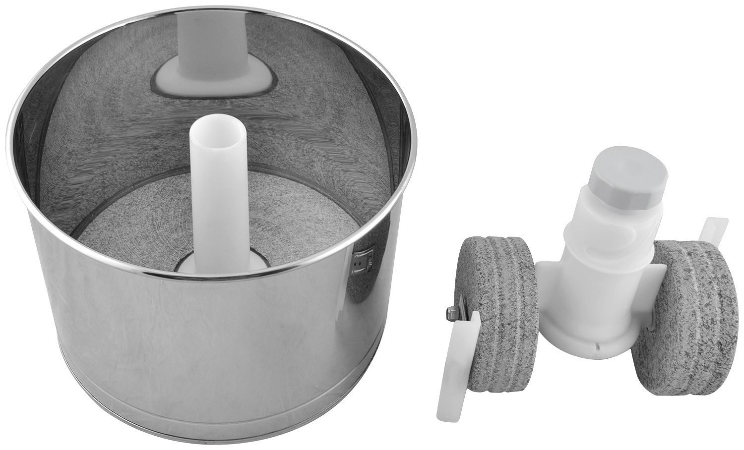 Panasonic 230-watt Plastic Wet Grinder With Automatic Timer, 2 Litres, White And Metallic