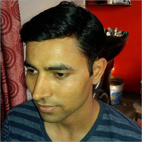 Black( Also Available In Different Shades) Human Hair Patch