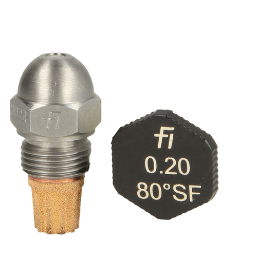 पे फ्लुइडिक्स बर्नर नोजल 80 डिग्री एसएफ