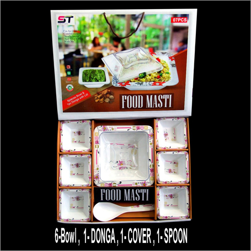 Durable 7 Pcs Melamine Pudding Set