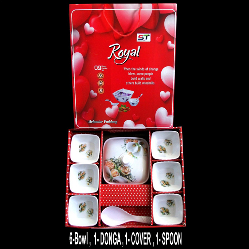 Durable 7 Pcs Melamine Pudding Set