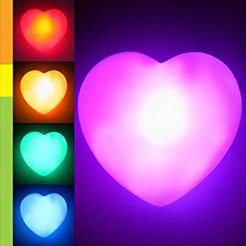 LED Dil - Heart Shaped, Modern Design | Energy Saving PC Material, 500W Electric Power
