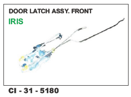 Door Latch Assy Front IRIS LH/RH - 4 Wheeler Compatibility, Warranty Included | Durable and Reliable Performance Components