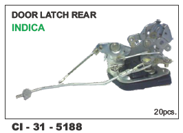 Door Latch Rear Indica LH/RH - Durable Alloy Construction | Fits 4-Wheelers, Includes Warranty for Quality Assurance