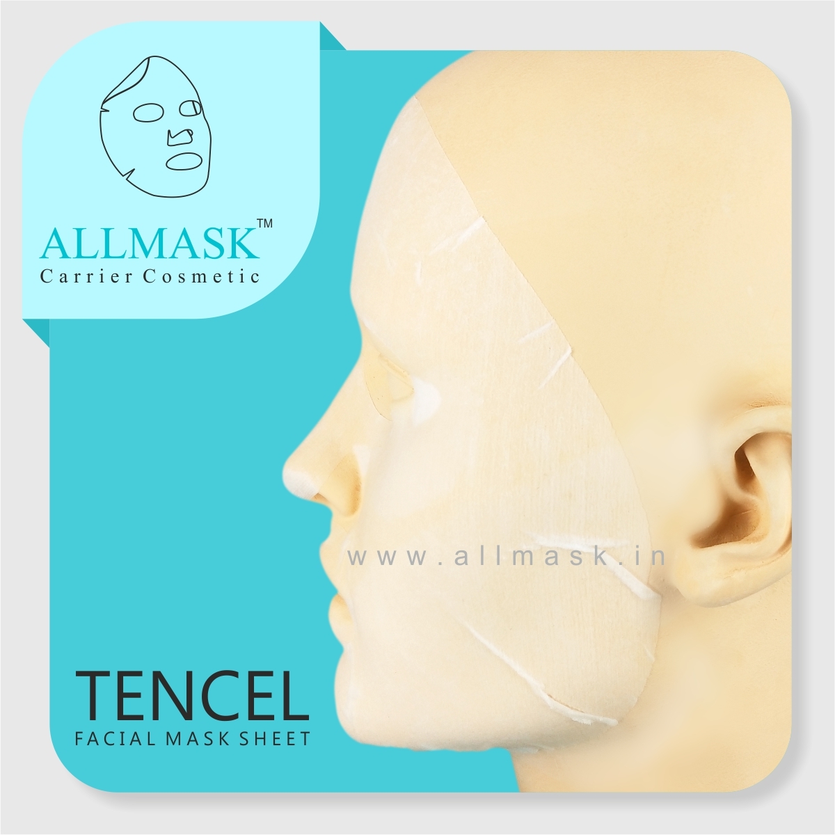 Tencel/invisible Facial Mask Sheet - Nonwoven Fabric