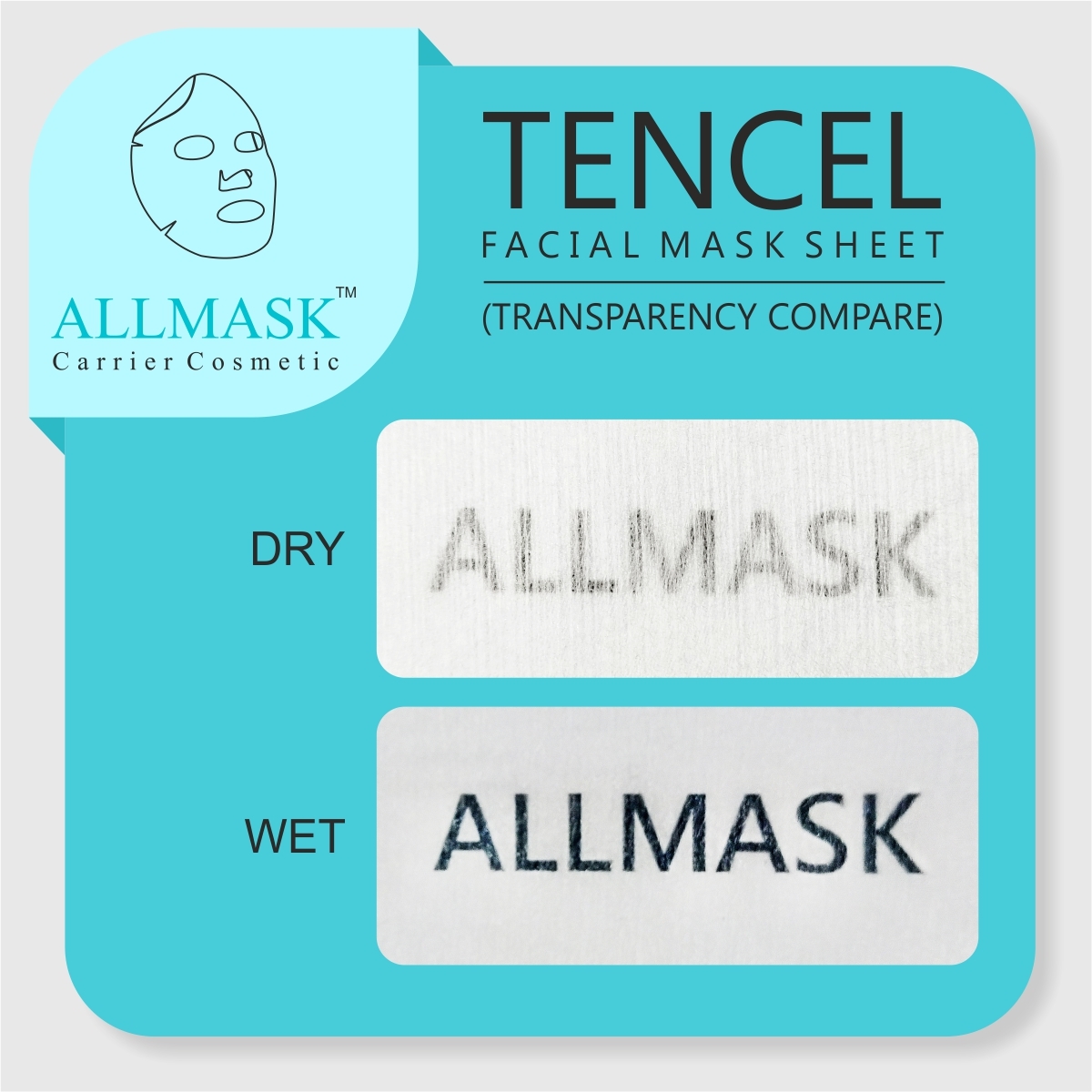Tencel/invisible Facial Mask Sheet - Nonwoven Fabric