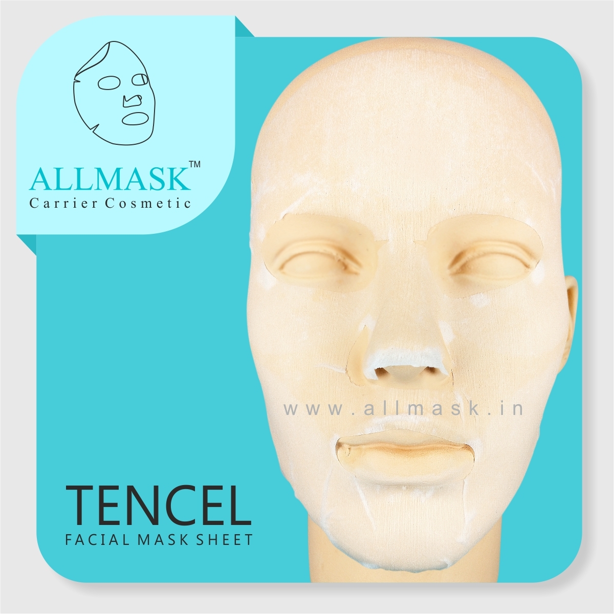 Tencel/invisible Facial Mask Sheet - Nonwoven Fabric