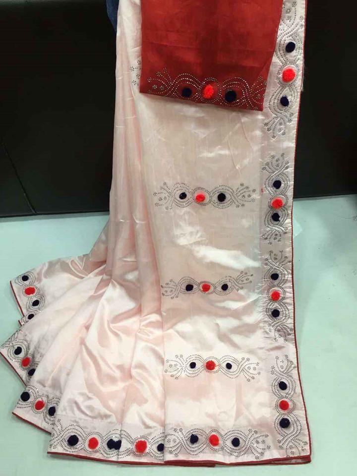 Baby Pink Indian Bridal Sarees