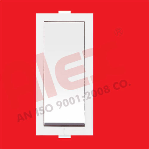 1 Way 16 AMP Switch - Durable Material, White Color with Multiple Variants | Ideal for Electrical Equipment Applications