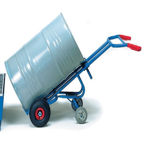 Drum Stacker - 400 Kg Capacity, 1550 Mm Lifting Height, Yellow | Lever-assisted Steering, Low Center Of Gravity, Over-discharge Protection, Adjustable Forks