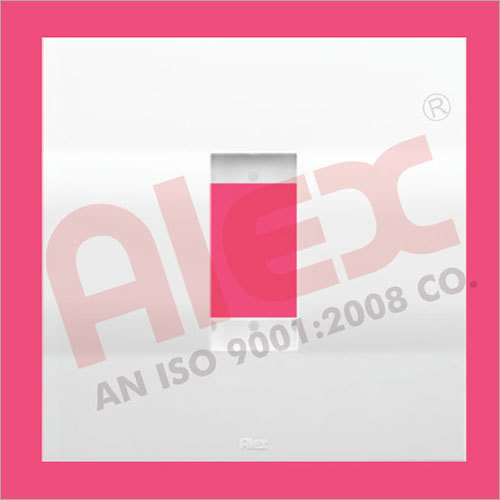 1 Module Switch Plate - Durable White Finish , Ideal For Residential And Commercial Applications
