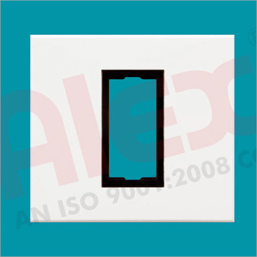 1 Module Cover Plate - Durable Design, White Finish | Ideal for Residential and Commercial Use, Available in Various Colors