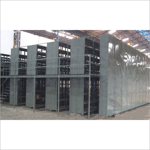 Two Tier Slotted Angle Structure Rack Application: Industrial