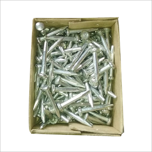 Zinc Coated Roofing Nails - 50 Kilogram Bag, Durable Silver With Polished Finish For Industrial Use