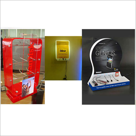 एक्रिलिक प्रयुक्त प्रदर्शन स्टैंड