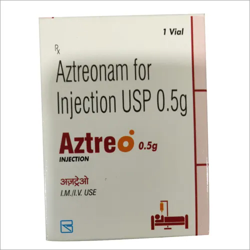 Liquid Aztreonam Injection Usp 0.5G