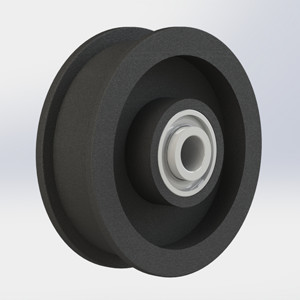 With Bearing Flat Pulley