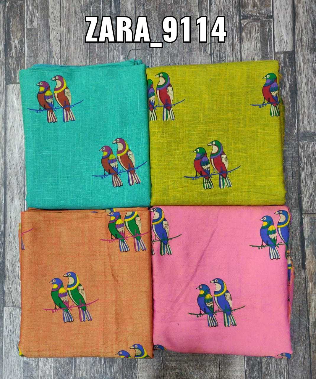 Plain Rayon Twotone Printed Fabric