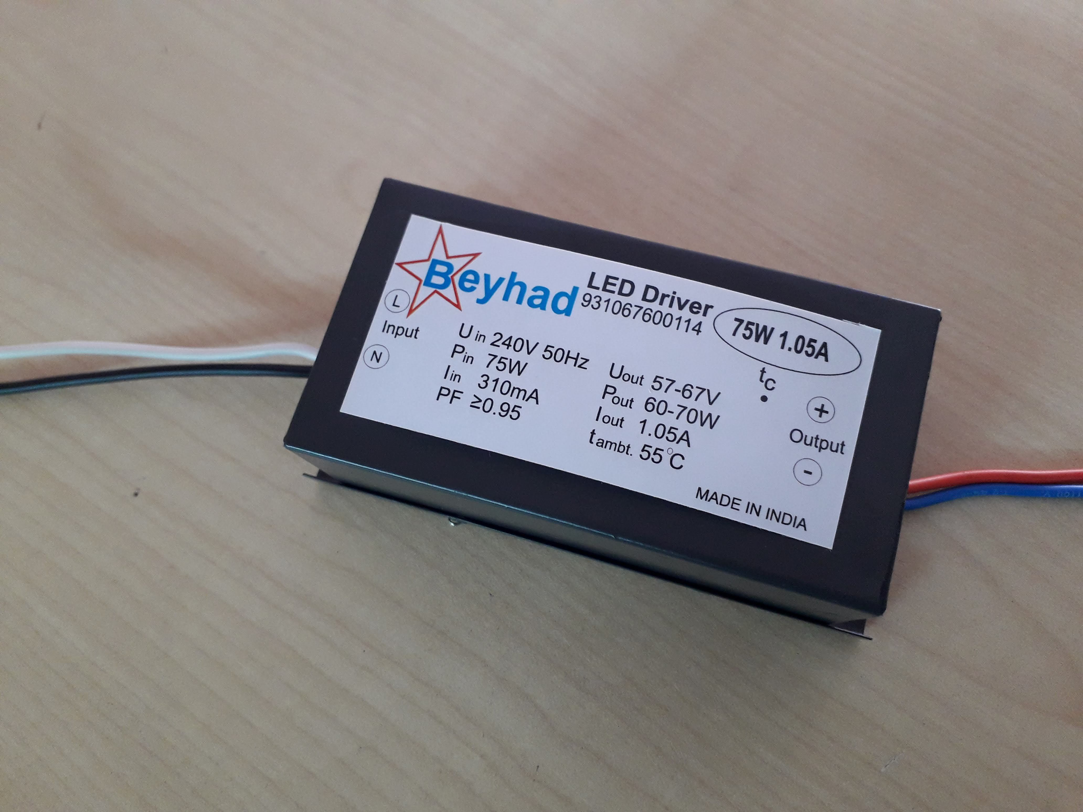 Street Light Led Driver 75w