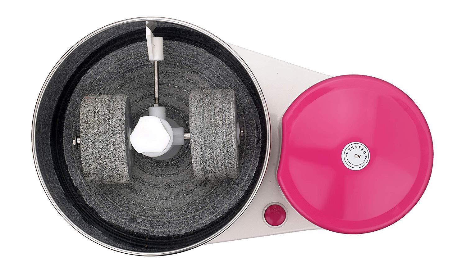Sowbaghya Edge 2 Ltr Table Top Wet Grinder (Without Attachments) (Pink)