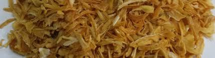 Toasted Onion - Dehydrated Slices , Spicy Taste, Golden Color, 2-year Shelf Life