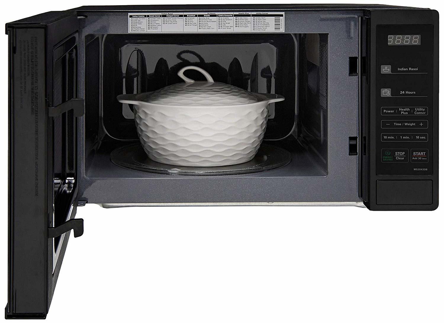 Lg 20 L Solo Microwave Oven (Ms2043db, Black)