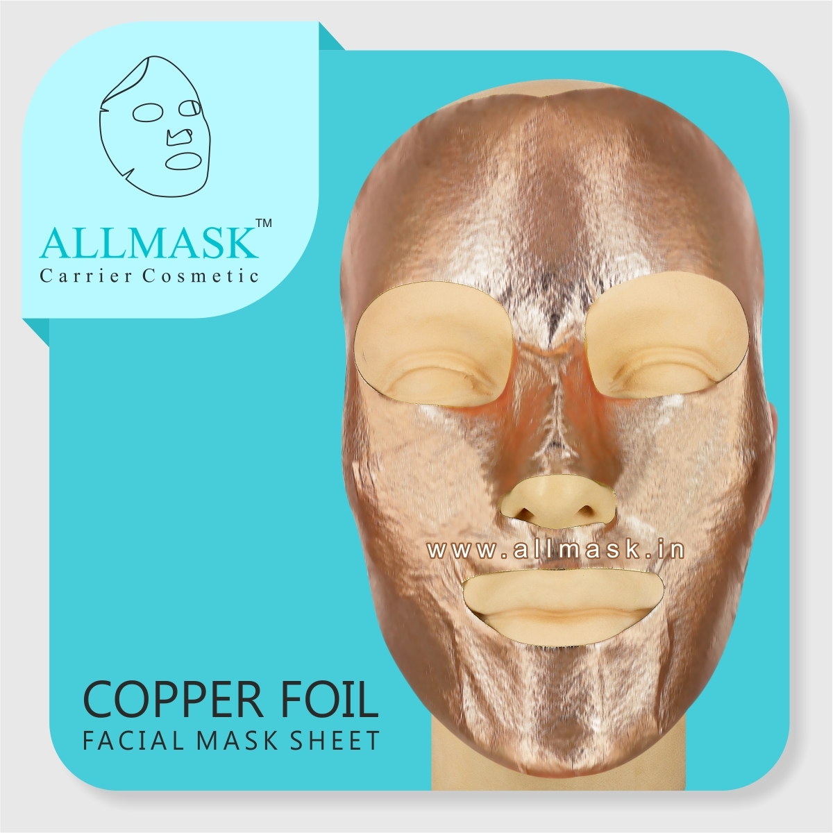 Copper Facial Mask Sheet - 100% Original - Odm/oem Customization Available Age Group: Women