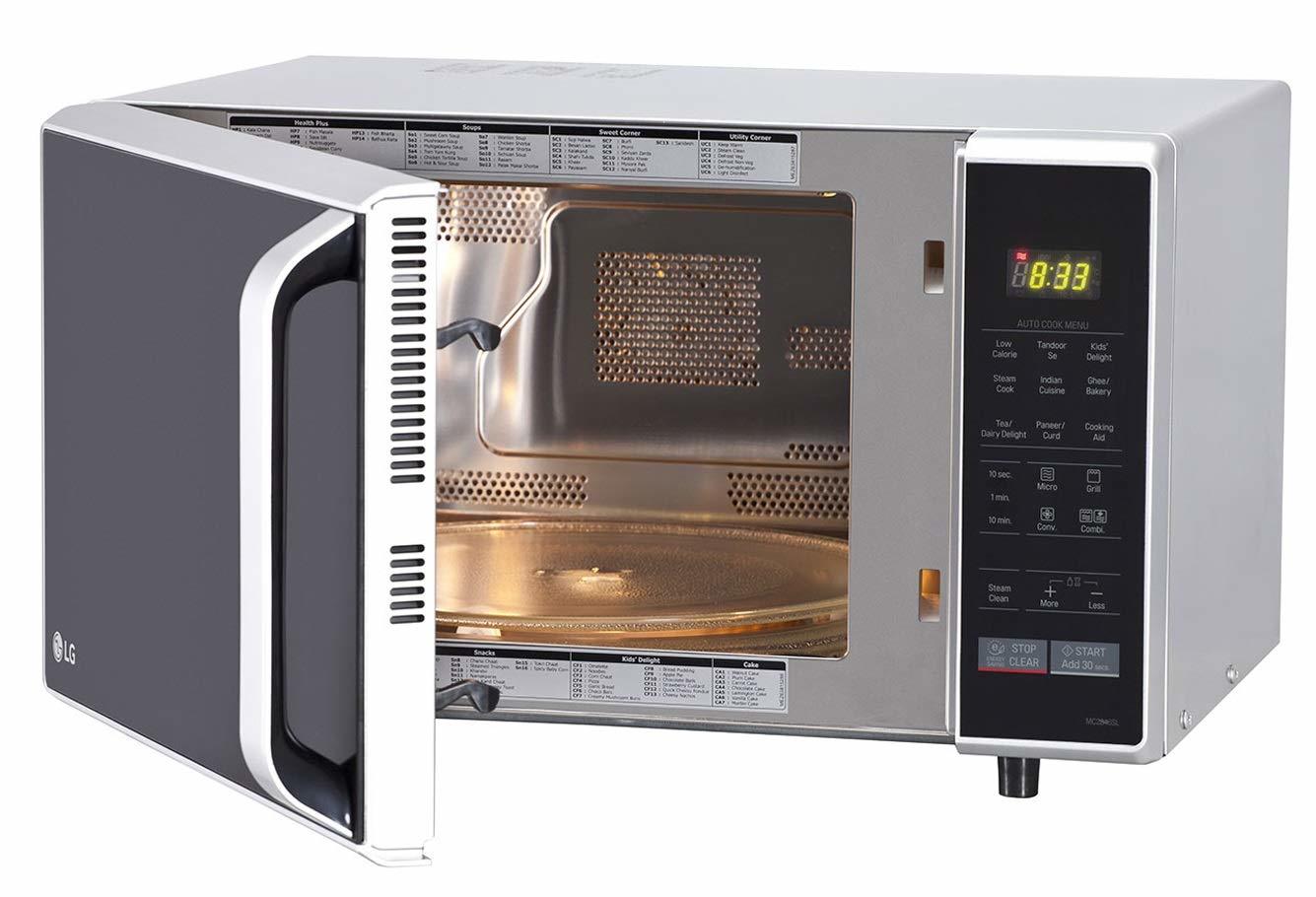 Lg 28 L Convection Microwave Oven (Mc2846sl, Silver)