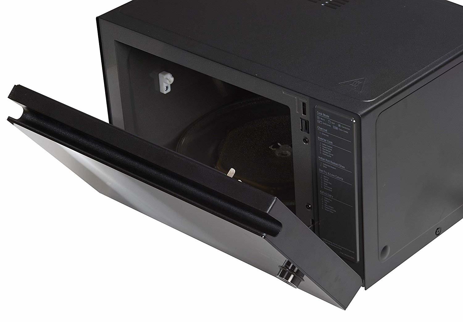 Lg 39 L Neochef Convection Microwave Oven With Smart Inverter (Mj3965bqs, Black)