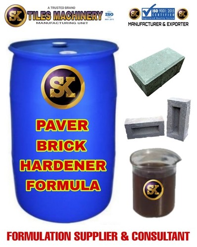 Tiles Chemical Hardener Making Machine - Silicone Material, 99% Purity, Blue Color | Paver Brick Hardener Formula with HS Code 3824