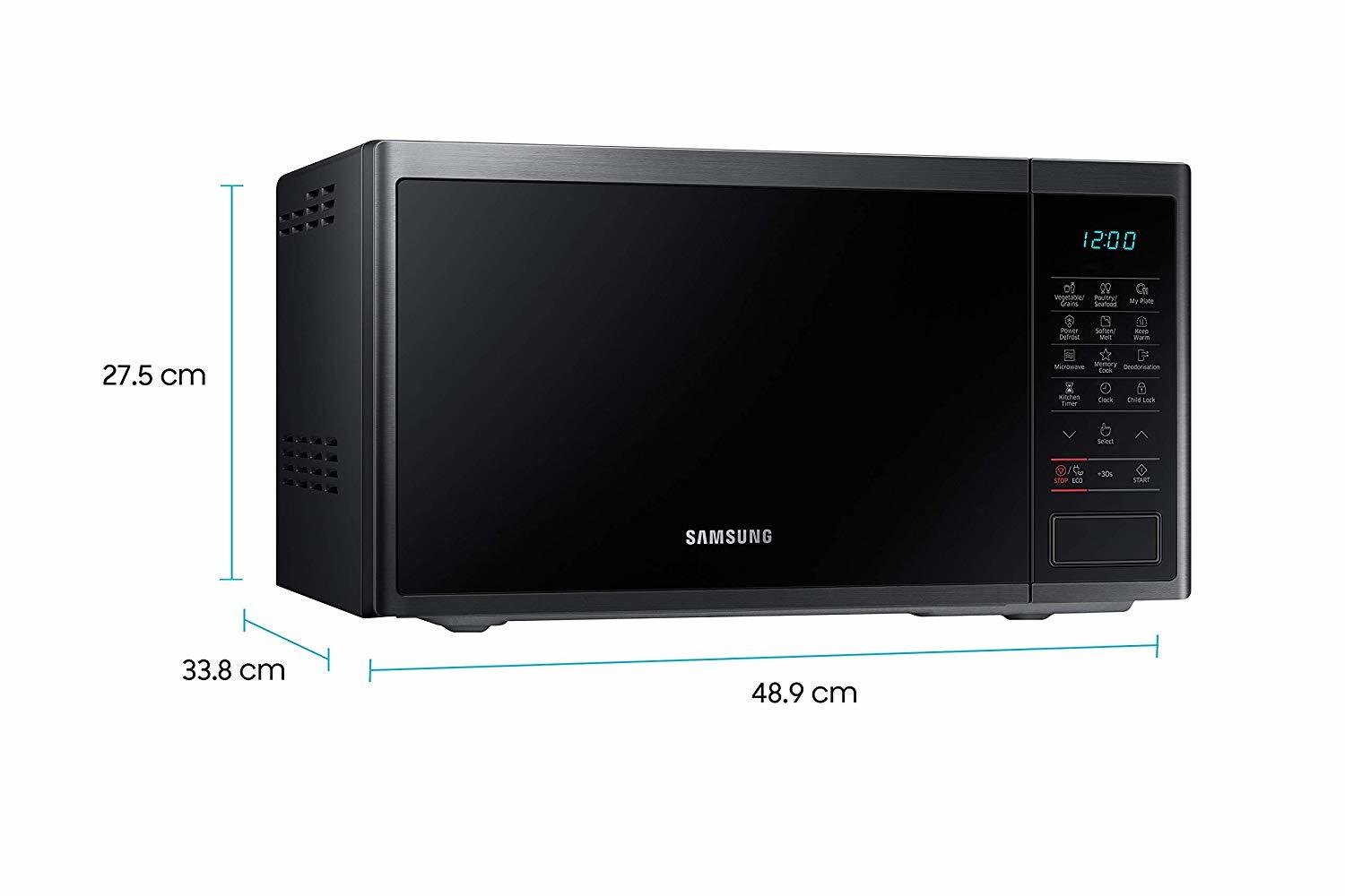 Samsung 23 L Solo Microwave Oven (Ms23j5133ag/tl, Black)