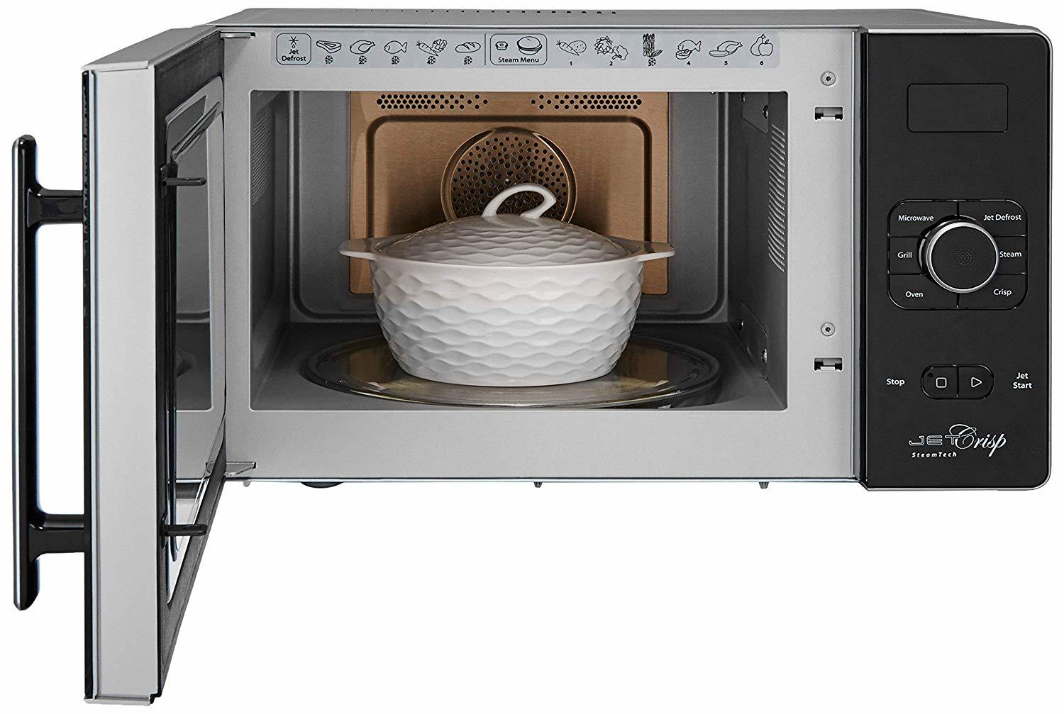 Whirlpool 25 L Convection Microwave Oven (25l Crisp Steam Conv. Mw Oven-ms, Black)