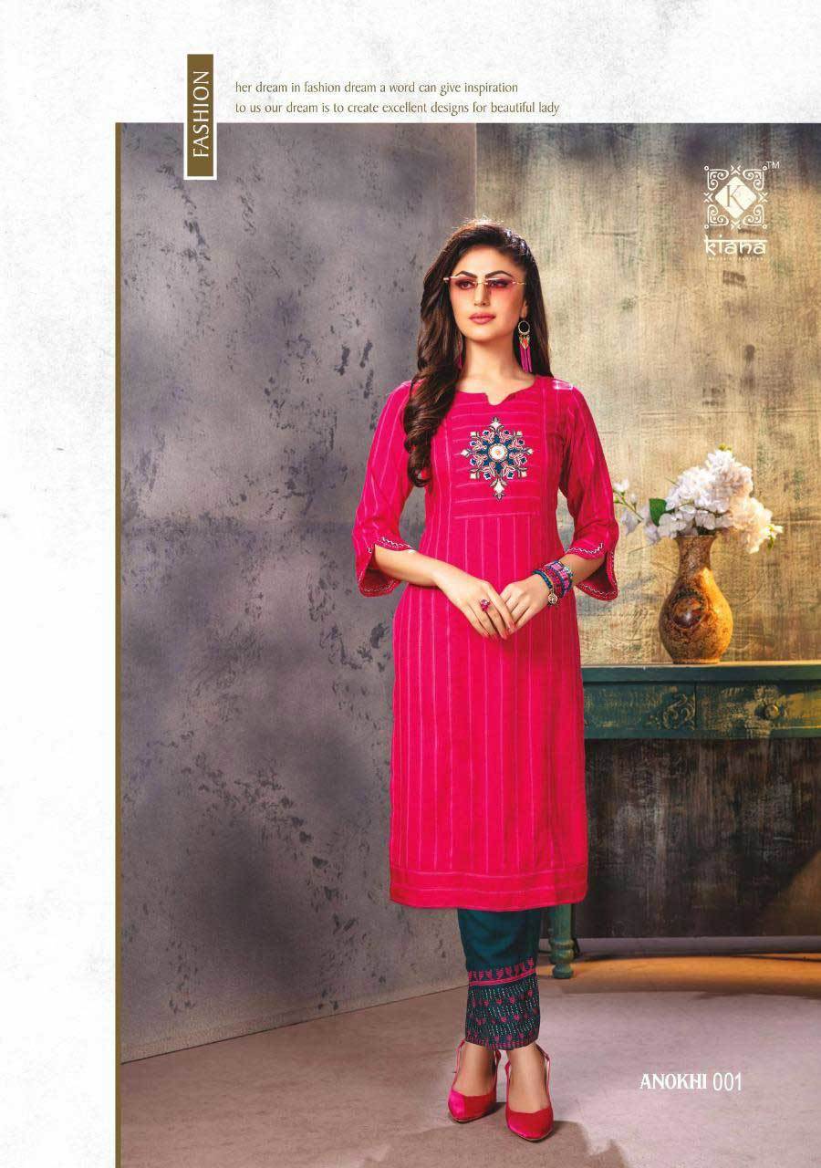 Dry Cleaning Viscose Linen Embroidery Work With Pants