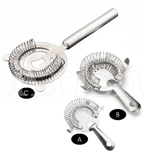 Bar Strainer - Stainless Steel, 400 Grams Weight | Custom Color and Shape Options