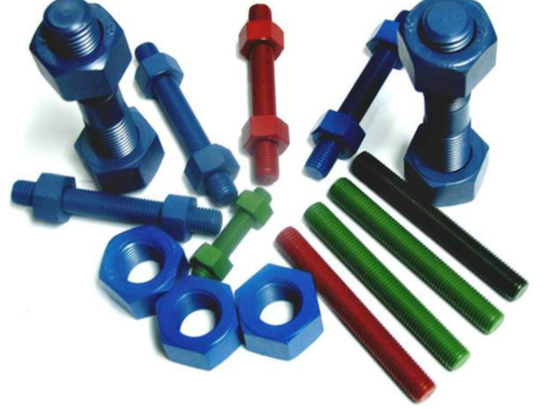 PTFE कोटेड स्टड्स, बोल्ट और नट्स