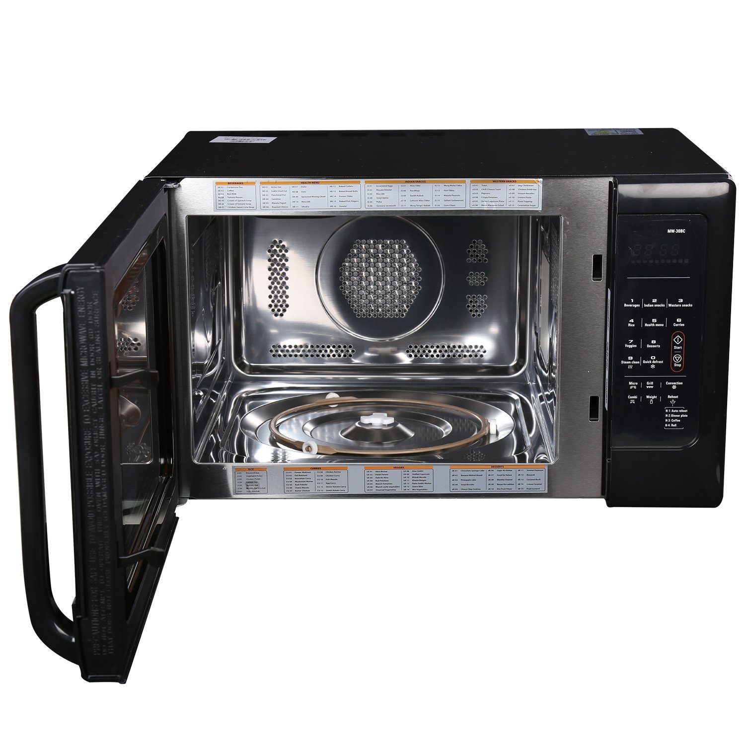 Whirlpool 30 L Convection Microwave Oven (Mw 30 Bc, Solid Black)