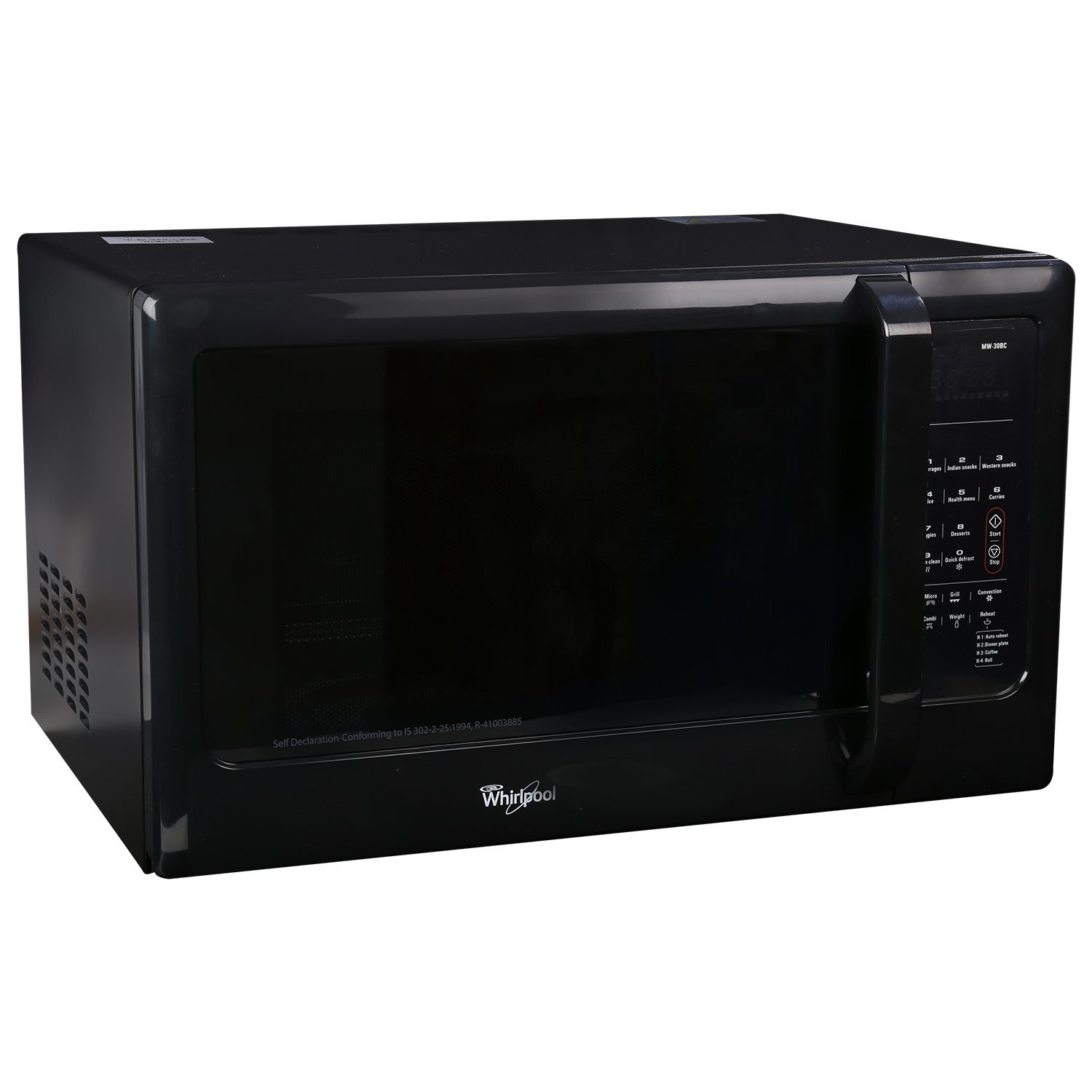 Whirlpool 30 L Convection Microwave Oven (Mw 30 Bc, Solid Black)