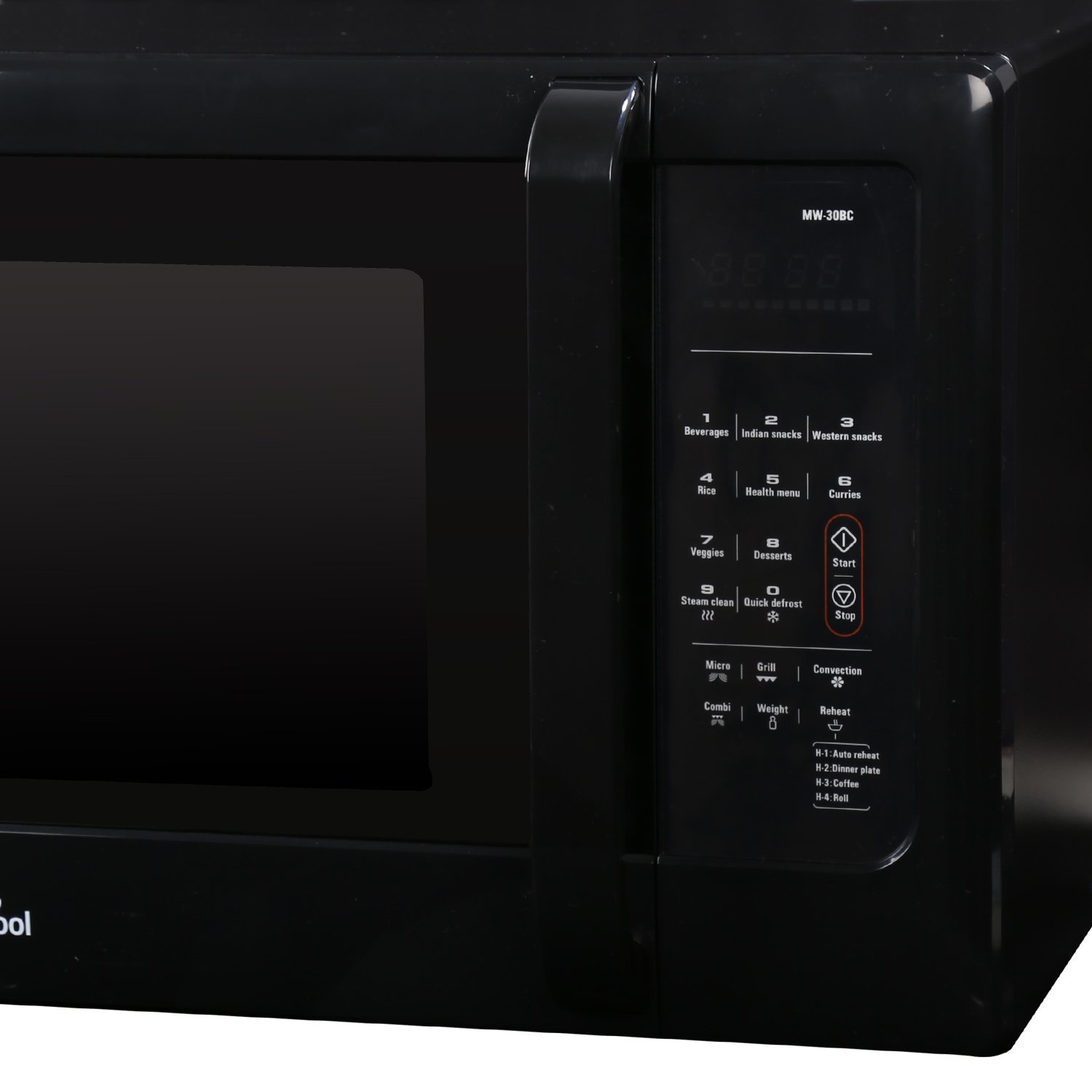 Whirlpool 30 L Convection Microwave Oven (Mw 30 Bc, Solid Black)