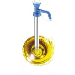 Ms Oil Pump - Abs & Mild Steel | Light Weight, Manual Hand Operated, Scratch Proof, Rust Protected, User-friendly Design With Leakage Protection