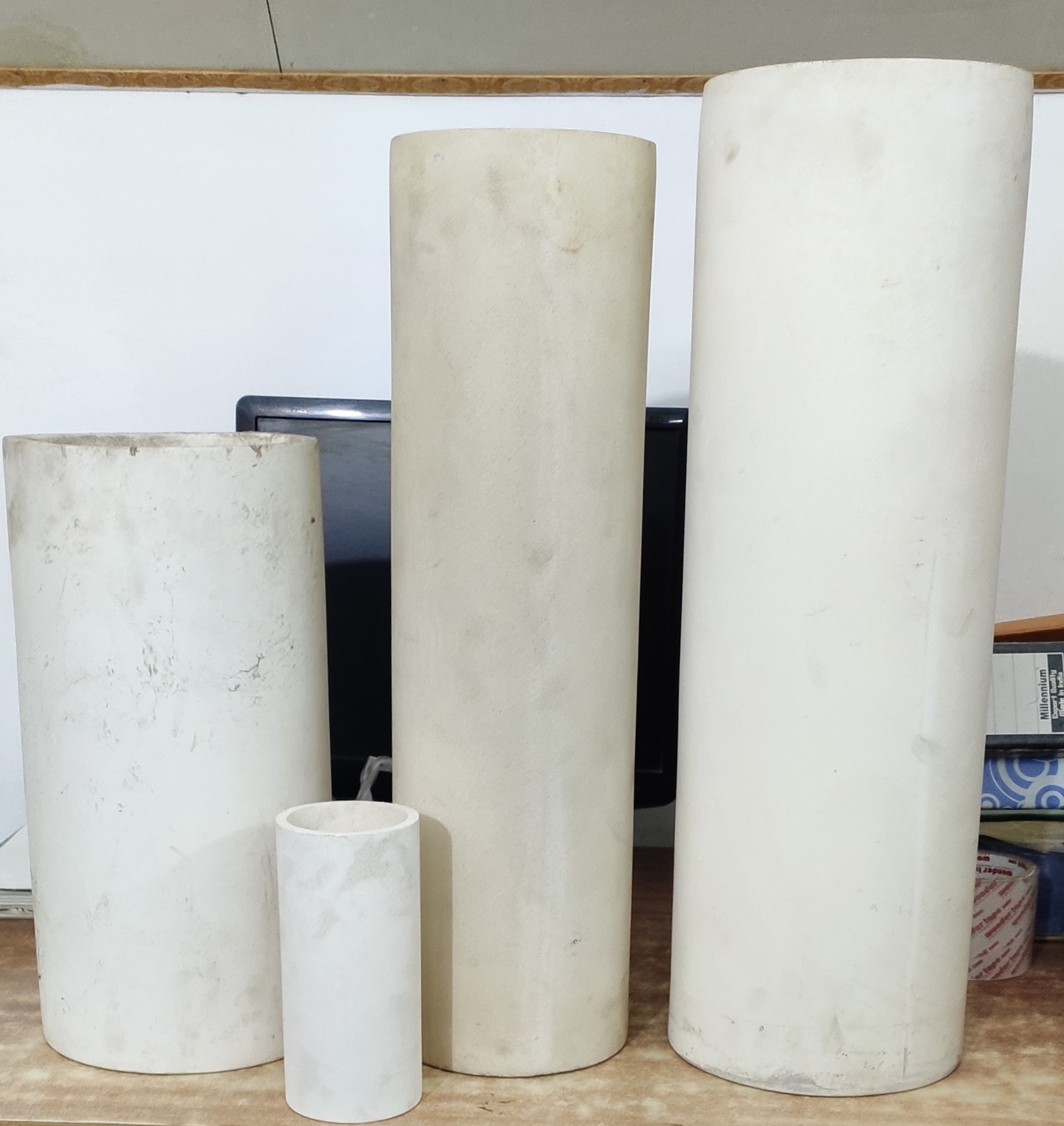 Porous Pot - High-density Ceramic, 8x8 Inches, Durable Drainage Design For Enhanced Plant Growth